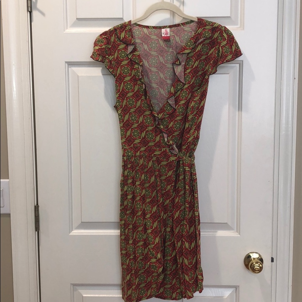 Matilda Jane Flutter sleeve warp dress